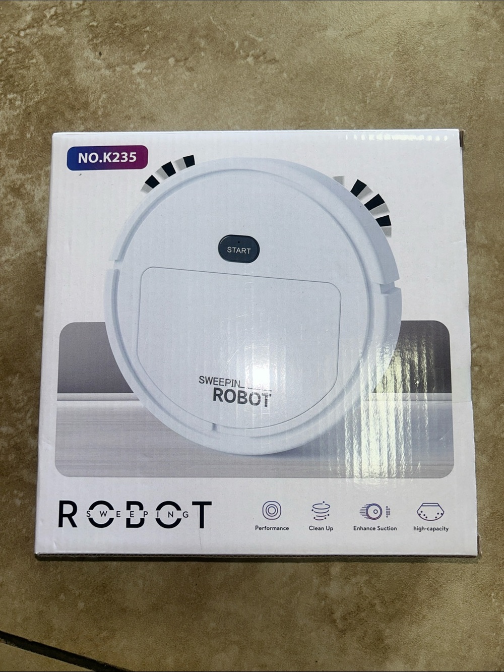 Black Sweepin Robot NO.K235 Robotic Vacuum